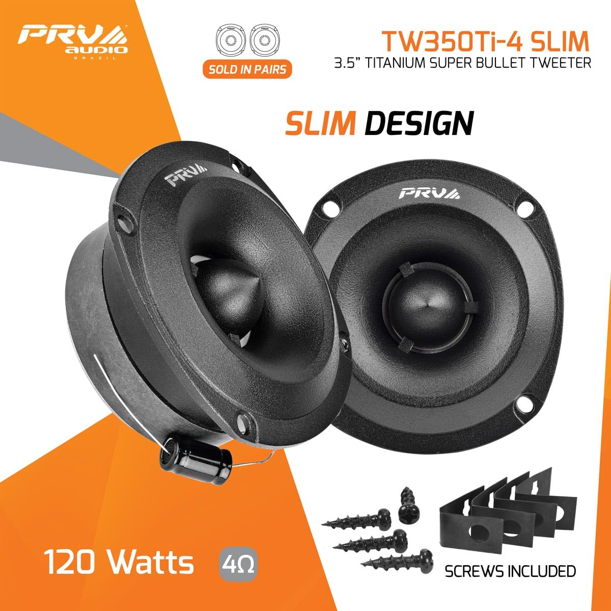 Amazon.co.jp: PRV AUDIO スーパートイーター、カーオーディオ用、3.5